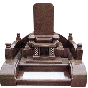 Red Granite Tombstones,Gravestones,Japanese Style Monument