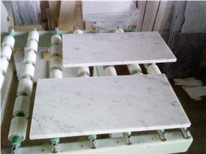 Volakas White Marble Tiles, Greece White Marble