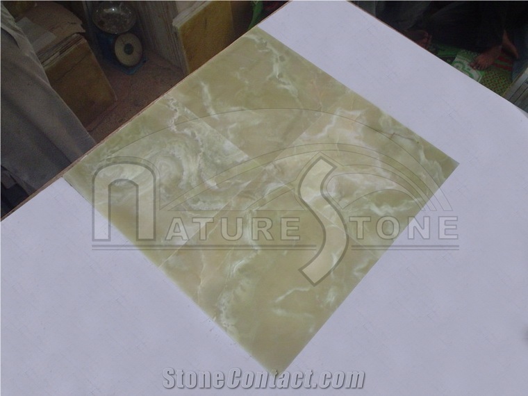 Marble and Onyx Tiles, Medium Green Onyx Tiles