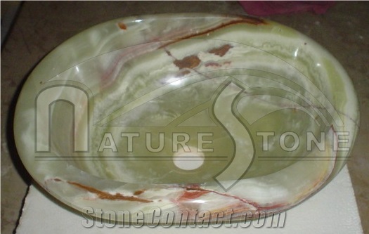 Medium Green Onyx Sinks