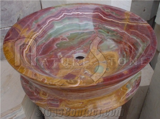 Multi Green Onyx Sinks, Green Onyx Sink