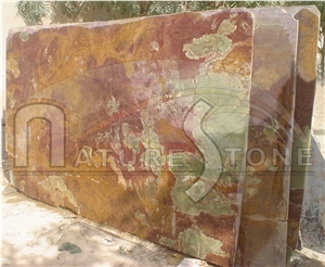 Onyx Slabs, Red Onyx Slabs, Multi Red Onyx Slab