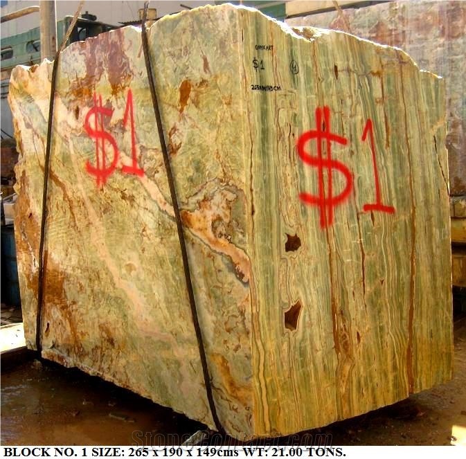 Dark Green Onyx Blocks 15