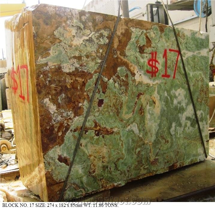 Dark Green Onyx Blocks 17