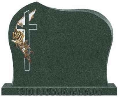 Green Rose Granite Memorial Sets