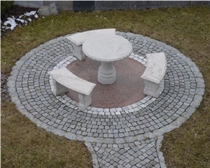 Grey Chinese Granite Bench, Table