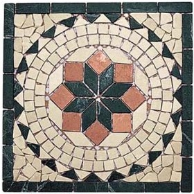 Tumbled Marble Mosaic Medallions