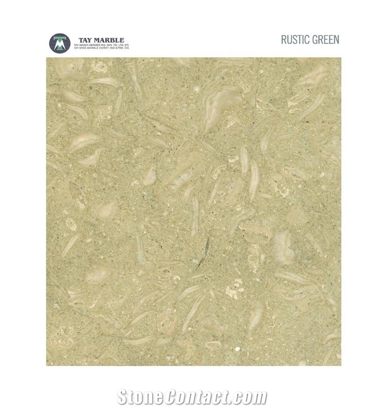 Rustic Green Limestone Slabs & Tiles, Turkey Green Limestone
