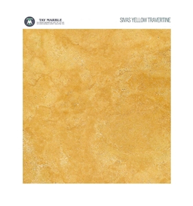 Sivas Yellow Travertine Slabs & Tiles, Turkey Yellow Travertine
