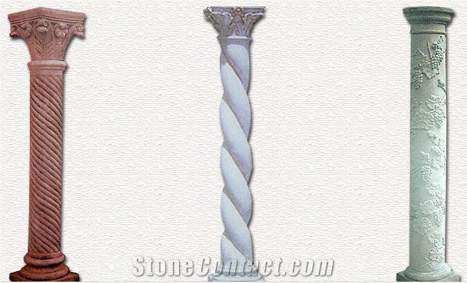 Marble Column, Balustrade