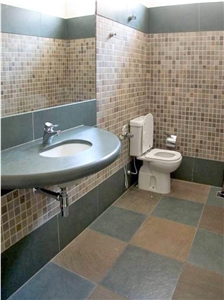 Green Slate Vanity Top, Ardosia Verde Green Slate Vanity Top, Ardosia Verde
