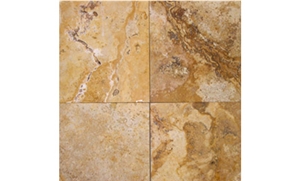 Desert Gold Travertine Slabs & Tiles, Italy Yellow Travertine