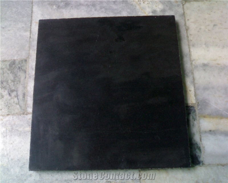 Indian Black Slate Slabs & Tiles