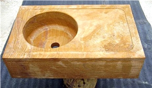 Sink in Yellow Sandstone