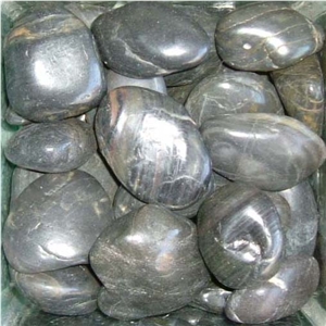 Natural Stone Black Pebble Stone