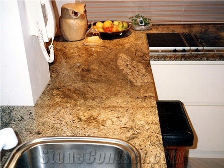 Sunny Gold Yellow Granite Countertops
