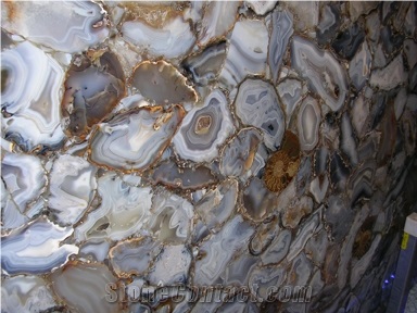 Semi Precious Blue Lace Gate Slab