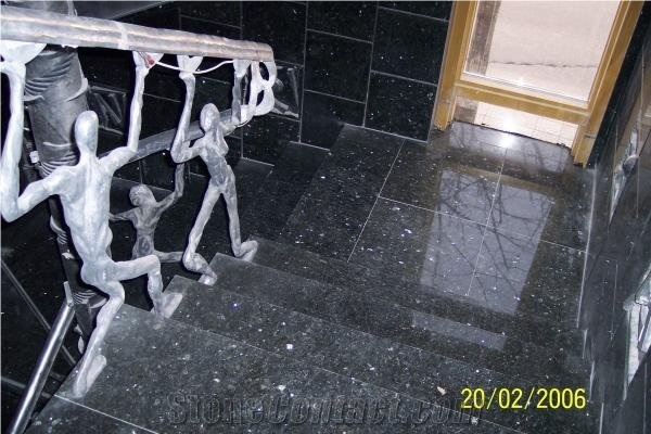 Blue Pearl Granite Stairs,Steps
