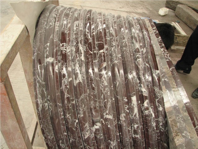 Rosso Levanto Marble Countertops, Rosa Levanto Red Marble Countertops