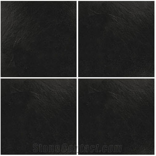 Brazilian Black Slate Slabs & Tiles
