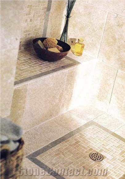 Light Travertine Tumbled (1st Quality)