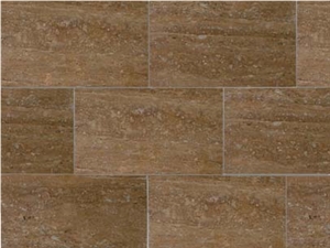 Noce or Walnut Travertine Polished Finish