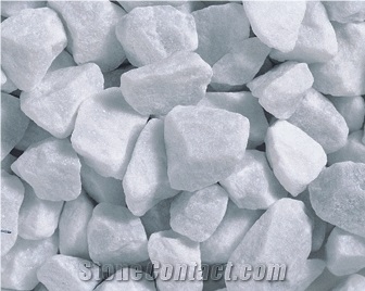 Bianco Carrara Marble Pebble Stone