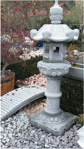 Grey Granite Lantern, Lamps