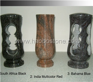 Granite Stone Vases Lamps HBV-505 Granite Stone Vases Lamps HBV-505