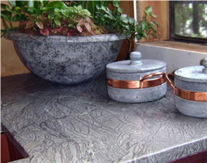 Soapstone Kitchen Countertops, Santa Rita Grey Soapstone