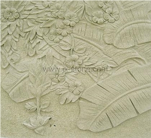 China Yellow Sandstone Embossment China Yellow Sandstone Embossment