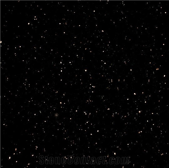 Black Galaxy Granite Slabs & Tiles, India Black Granite
