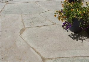 Beige Limestone Floor Covering