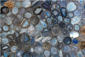 Blue Agate Quartz