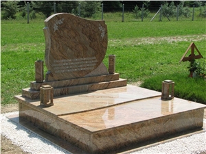 Yellow Granite Monuments,Tombstones