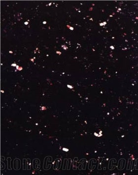 Black Galaxy Granite Slabs & Tiles, India Black Granite