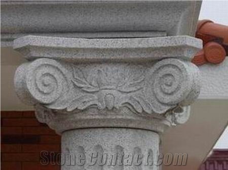 Grey Granite Column Base
