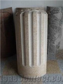 Yellow Granite Column Shaft