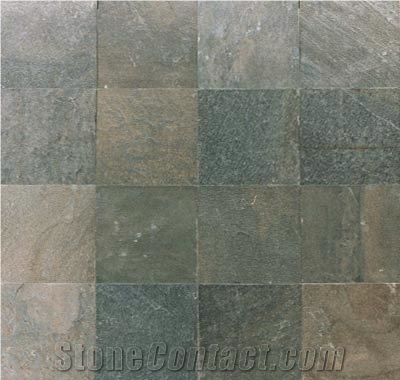 Himachal Green Quartzite Mosaic
