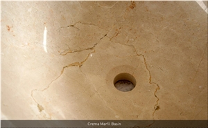 Crema Marfil Basin, Crema Marfil Beige Marble Basin