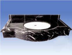 China Marquina Black Marble Vanity Tops