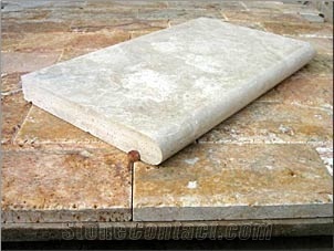 Travertine Cream Pool Coping