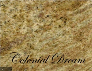 Colonial Dream Granite Slabs & Tiles, India Yellow Granite