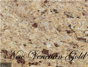 Venetian Gold Granite Slabs & Tiles, Brazil Yellow Granite