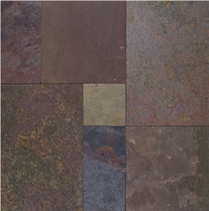 Multicolor Slate Versailles Pattern