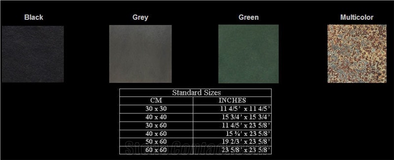 Slates, Tile and Slabs