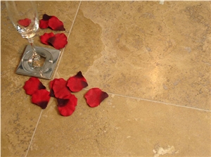 Chocolate Travertine Floor Tile, Turkey Brown Travertine