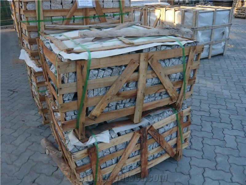 G603 Granite Cobbles, Grey Granite Cube Stone,Paver, Floor Covering , Cobble Stone, Garden Pavements, Cube Stone, Driverway Paving Stone