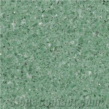 Pastel Green Stardust Santamargherita Quartz Stone