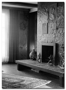 Traditional Fireplace - Slate with Fossils